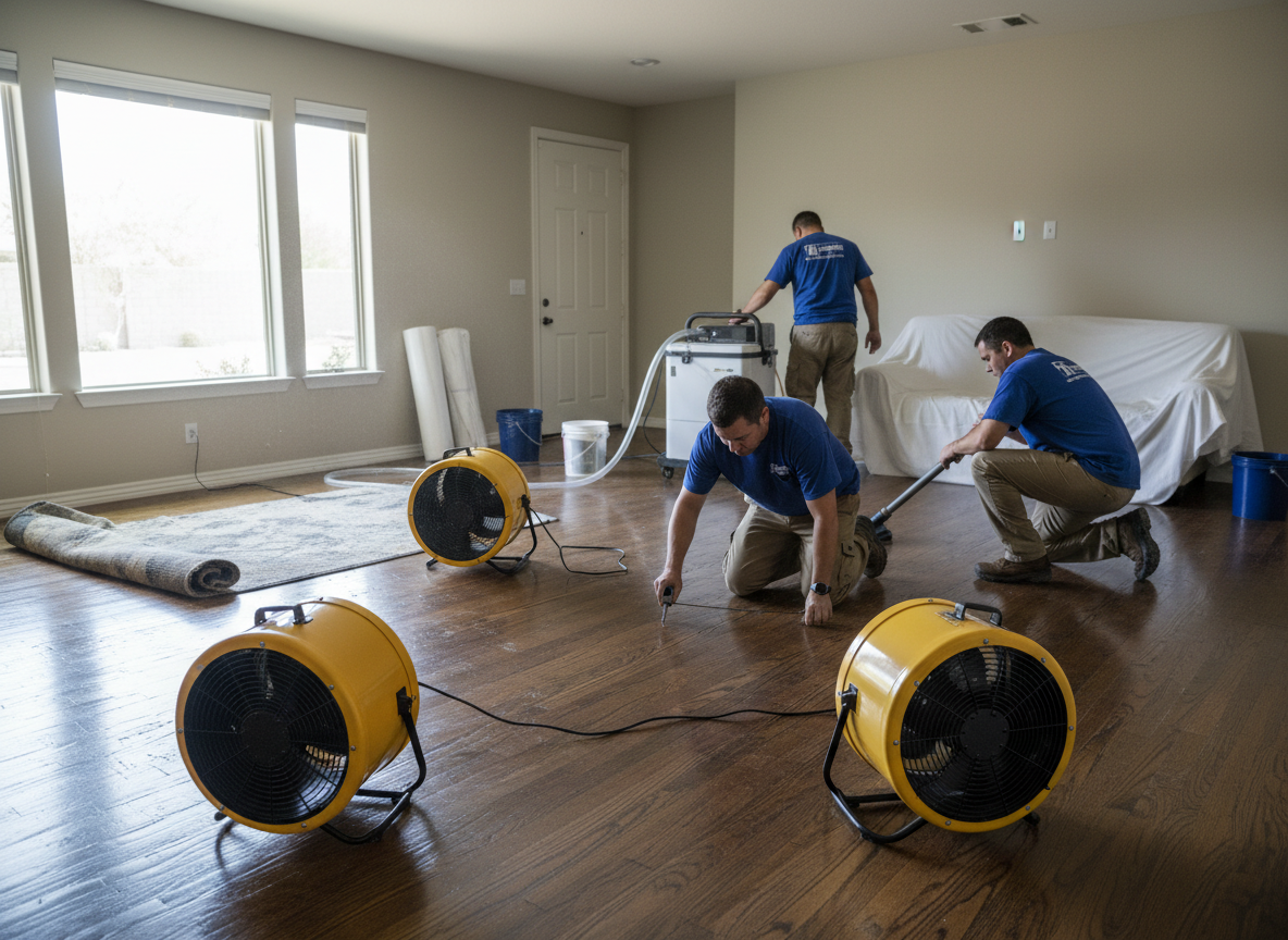 Drying Hardwood Floors After Minor Flooding