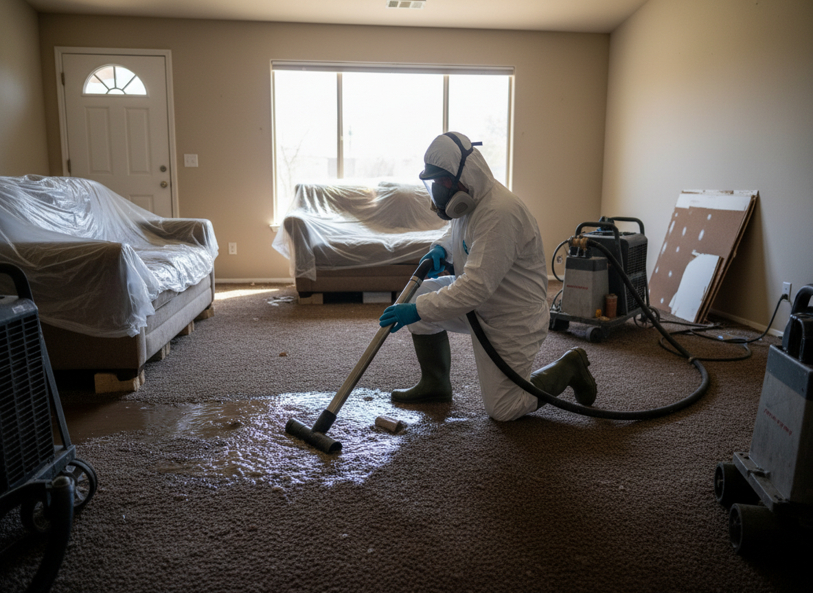 Flood Damage Cleanup in Gilbert