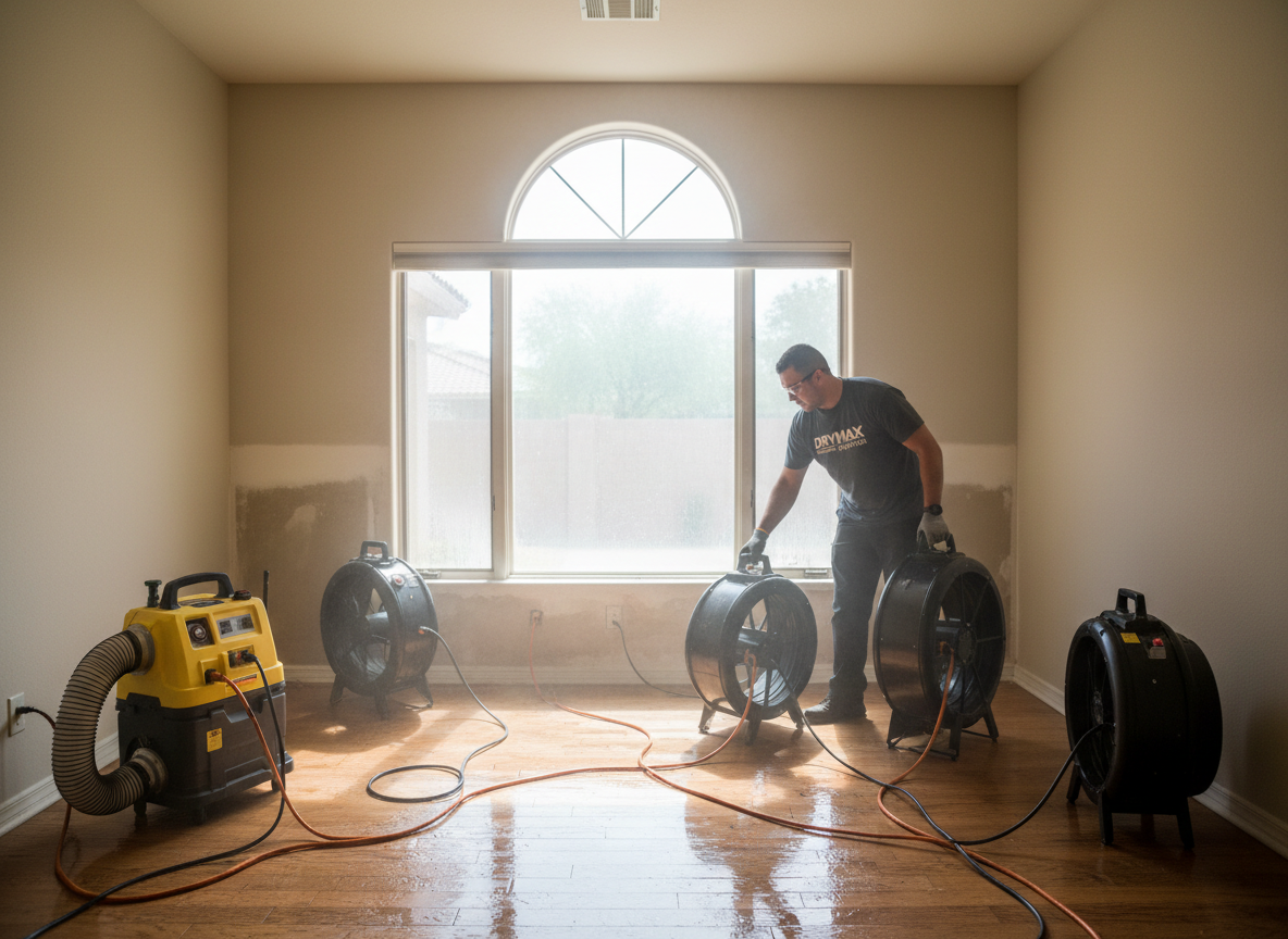 Structural Drying & Dehumidification in Gilbert